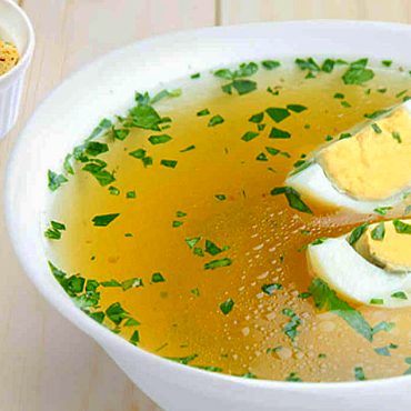 Бульон куриный с филе